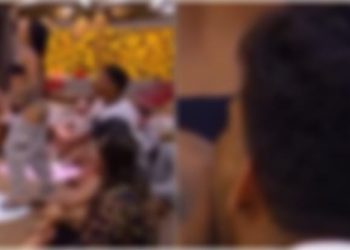 Mc Mirella recebe beijo grego durante dinâmica em reality; assista