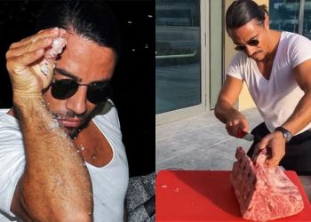 Vídeo: Chef Salt Bae, da ‘carne de ouro’, grava vídeo dançando Carrapicho; assista