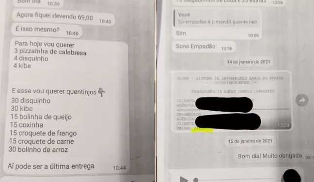 Cliente dá golpe de mais de R$26 mil depois de enviar comprovantes falsos à lanchonete