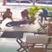 Cliente dá cadeiradas e funcionário dá ‘voadora’ em dupla de assaltantes; veja vídeo