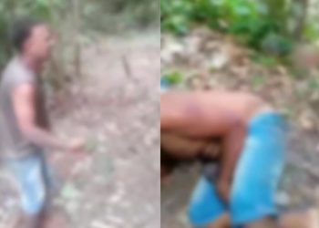 Ladrão é punido por Tribunal do Crime acusado de roubar motos em Manaus; veja vídeos