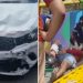 Motoqueiro é arremessado de moto em cruzamento de Manaus