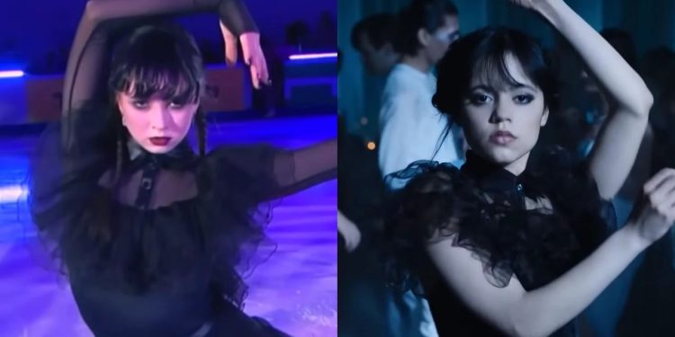 Patinadora de 16 anos faz apresentação icônica inspirada em ‘Wandinha’