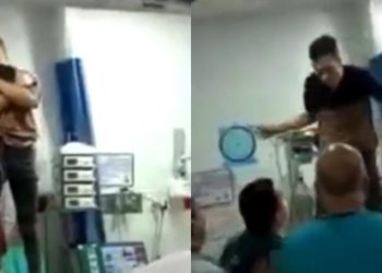 Paciente fica ‘possuído’ e se contorce dentro de unidade hospitalar; veja vídeo