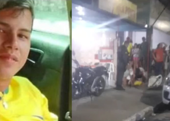 Vídeo: ‘Felipinho’ é executado com 15 tiros na frente dos amigos em ilha gelada na Compensa