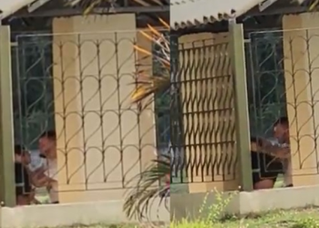 Mulher é esbofetada e tem o cabelo puxado por homem em frente de igreja em Manaus; vídeo