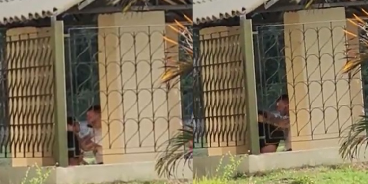 Mulher é esbofetada e tem o cabelo puxado por homem em frente de igreja em Manaus; vídeo