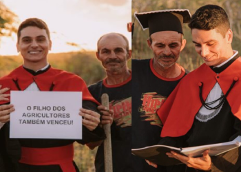 Superação: Filho de agricultores faz homenagem em ensaio fotográfico ao concluir mestrado