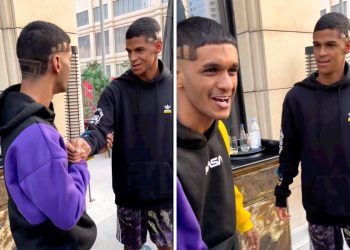 Receba! Luva de Pedreiro conhece sósia árabe no Qatar; veja o vídeo