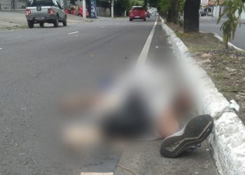 Pedreiro é atropelado a caminho do trabalho em Manaus em frente de shopping