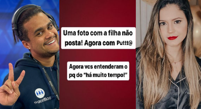 ‘Michele Obama’, ex-personagem do Sikêra Jr. é exposto pela ex-companheira por suposta traição
