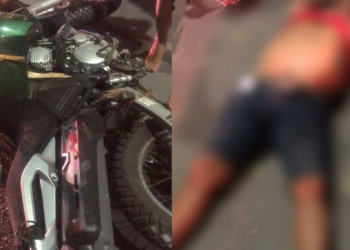 Sargento da PM morre ao quebrar o pescoço em acidente grave de moto em Manaus