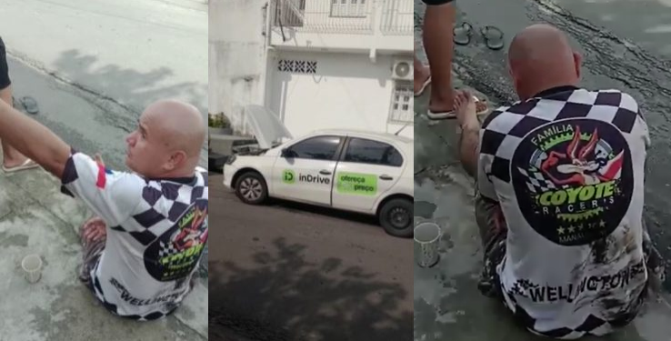 Motorista de app fica 8 horas no porta-malas ao ser espancado e rendido por bandidos em Manaus