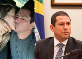 Deputado federal Marcelo Ramos aparece beijando ‘loira misteriosa’ diferente da esposa
