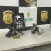 Dupla morre e armas são apreendidas em boca de fumo após confronto com policiais em Manaus