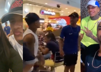 Blogueira descobre no shopping que era amante e o namorado vivia com outro no sigilo; vídeo