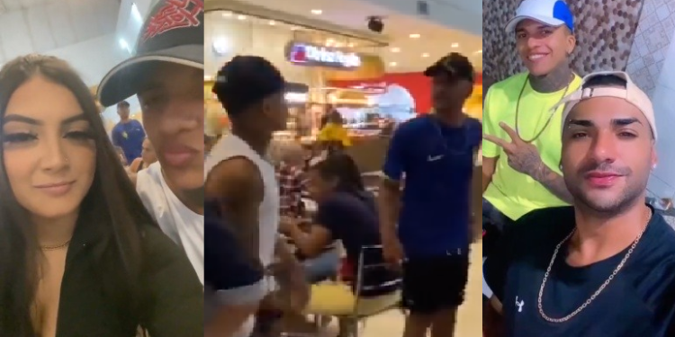 Blogueira descobre no shopping que era amante e o namorado vivia com outro no sigilo; vídeo