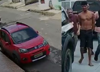 Câmeras filmam momento em que homem mata o vizinho a facadas em Manaus; veja o vídeo