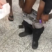 Trabalhador negro abaixa as calças no meio de supermercado após ser acusado de furtar picanha