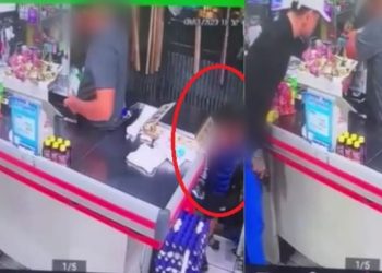 Menino de 4 anos é agredido na cabeça durante assalto ao mercadinho do pai no Jorge Teixeira; vídeo