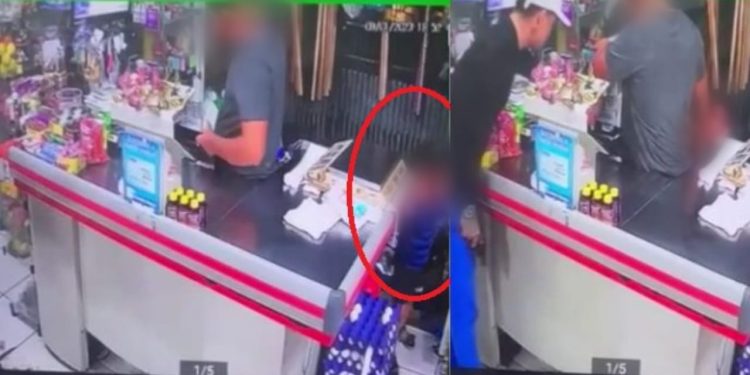Menino de 4 anos é agredido na cabeça durante assalto ao mercadinho do pai no Jorge Teixeira; vídeo