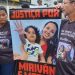 Familiares de mãe e filho mortos por atropelamento pedem justiça na frente de delegacia em Manaus