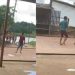 Jovem tenta dar ‘voadora’ em rival, cai, bate com a cabeça e desmaia no AM; veja vídeo