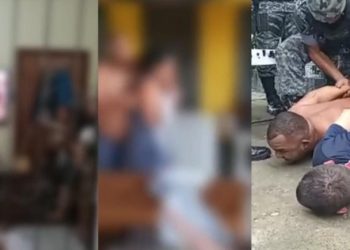 Vídeos mostram ação de criminosos enquanto faziam família refém; veja