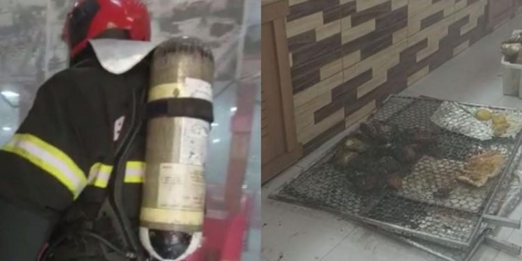 Em Manaus, princípio de incêndio em restaurante causa pânico em clientes e funcionários