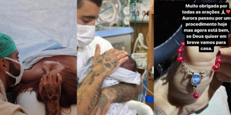 Filha recém-nascida de Pedro Scooby passa por novo procedimento