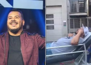 Vocalista do Bokaloka morre após infartar no meio de show
