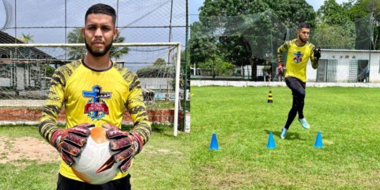 Jovem goleiro do AM é selecionado para jogar em Portugal e pede apoio para bancar a viagem