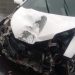 Vídeo: carro completamente destruído é abandado após acidente em Manaus
