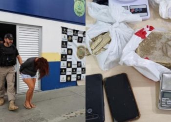 Mulher é presa com 1,5 kg de drogas na zona Leste de Manaus