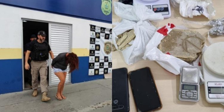 Mulher é presa com 1,5 kg de drogas na zona Leste de Manaus