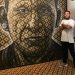 Esteira indígena grafitada por Raiz Campos ganha espaço em exposição no Rio de Janeiro