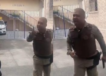 ‘Cala a boca desgraça’, diz PM aos gritos a moradora; veja vídeo