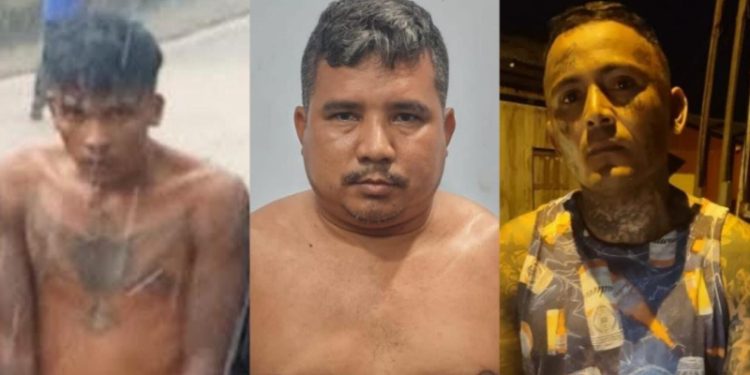 Trio é procurado por tráfico, roubo e estupro no Amazonas