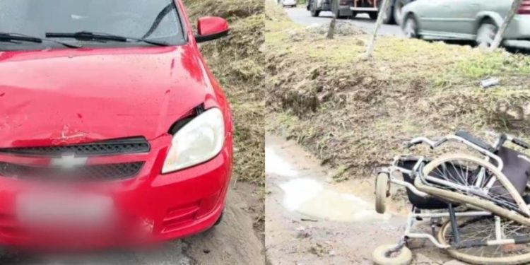 Em Manaus, idoso cadeirante é morto por carro em alta velocidade