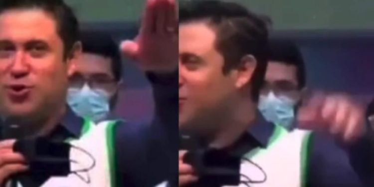 Vídeo: ‘Hitler em toda a sua glória’ diz pastor na igreja ao fazer símbolo nazista
