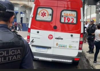 Jovem morre após ser baleado no Centro de Manaus durante assalto