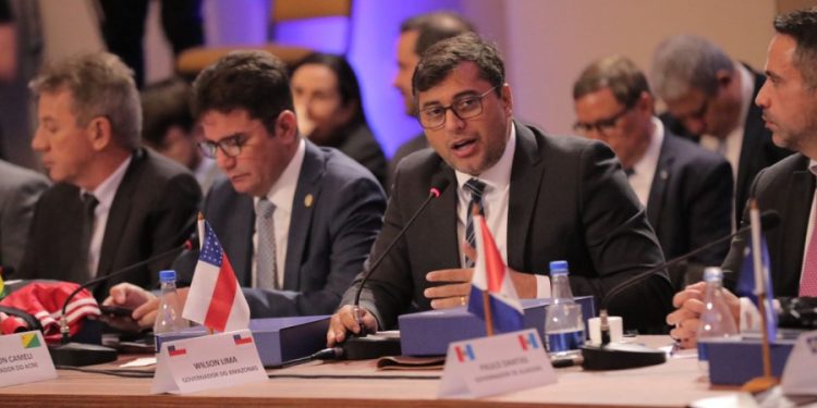 Em fórum com os 27 governadores, Wilson Lima destaca que defesa da Zona Franca é pauta prioritária do Governo do AM