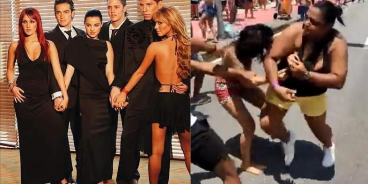 Vídeo: fãs do RBD saem no soco ao tentarem furar fila para comprar ingressos do show