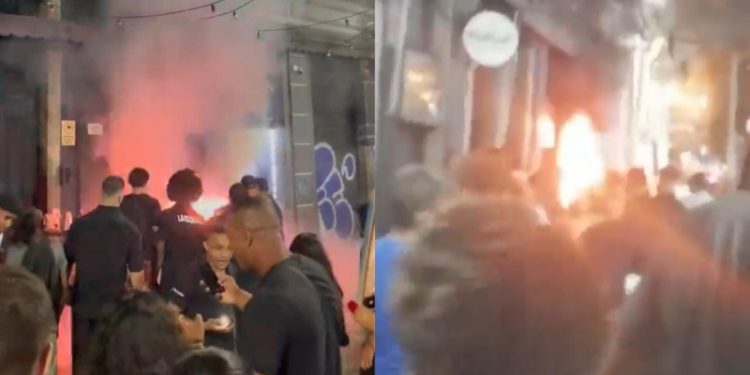 Vídeos: boate pega fogo e causa desespero em funcionários e clientes