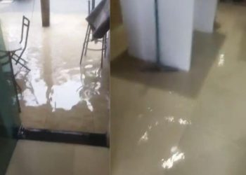 Vídeo: ‘tá parecendo um Igarapé’, diz morador sobre sua casa invadida pela água de um bueiro em Manaus