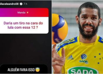 Após sugerir tiro ‘na cara’ de Lula, Wallace do vôlei pede desculpas nas redes sociais: ‘fui infeliz’