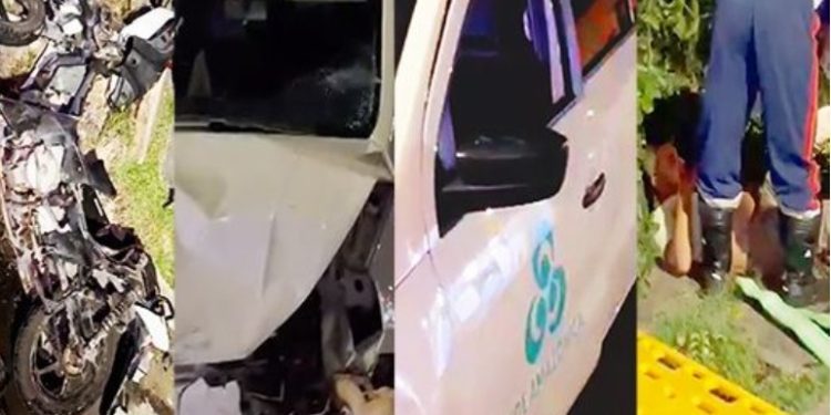 Motoboy ‘voa’ de moto e tem fratura exposta ao ser atingido por carro da Rede Amazônica
