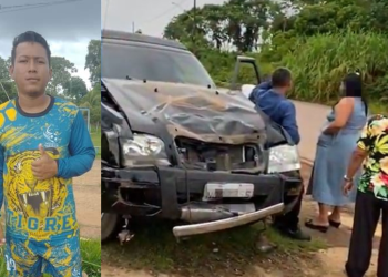 Homem morre ao ter a perna dilacerada por S-10 dirigida por policial no interior do AM