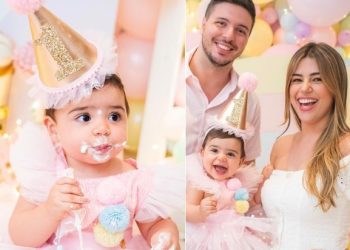 Vivian Amorim se emociona ao comemorar primeiro aninho da filha: ‘minha melhor versão’
