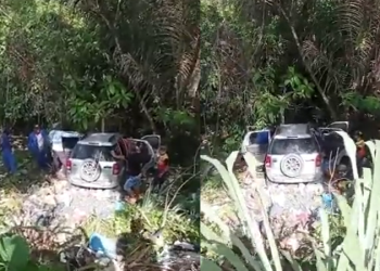Vídeo: Carro cai em barranco em Manaus e motorista morre; suspeita é que ele sofreu infarto